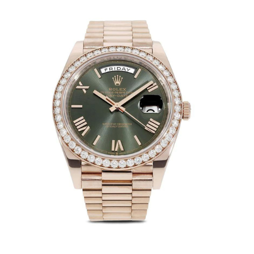 Rolex Day Date Anniversary 40M (Factory Diamond) 2020